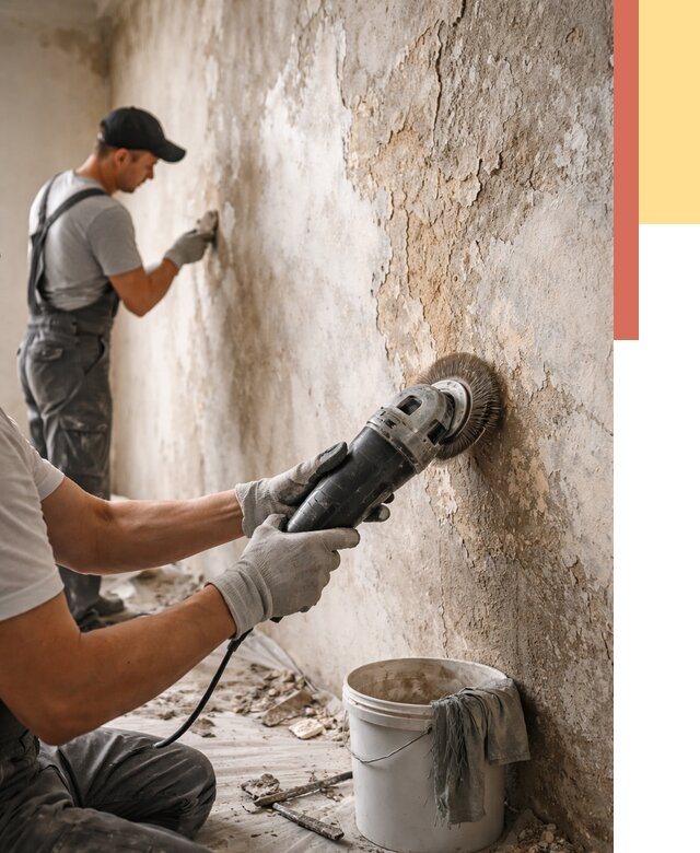 Снятие и удаление краски со стен в Орле от 2126 руб. — ОТДЕЛОЧНИК-Орл