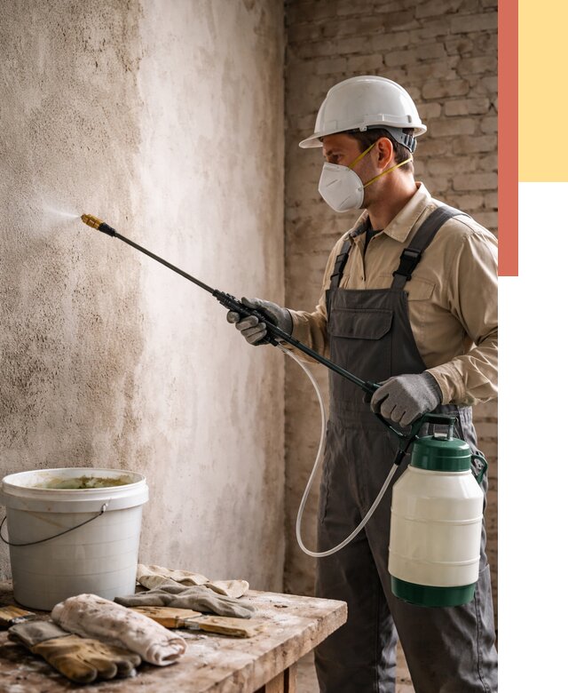 Антисептическая обработка стен в Орле от 1215 руб. — быстро и недорого | ОТДЕЛОЧНИК-Орл