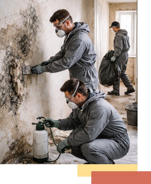 Удаление плесени со стен профессионально в Орле