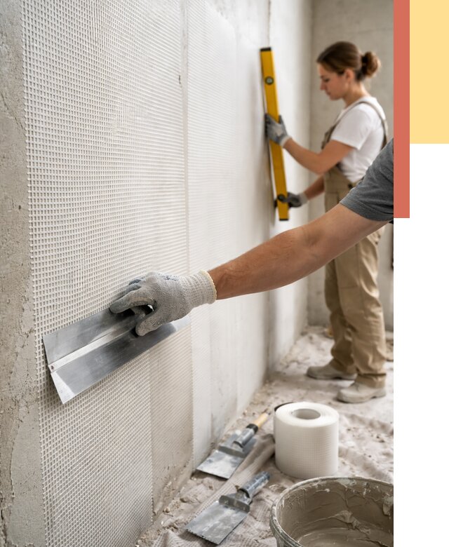 Армирование стен стеклосеткой в Орле от 3240 руб. под ключ | ОТДЕЛОЧНИК-Орл