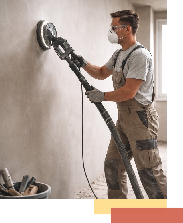 Профессиональная шлифовка стен в Орле быстро и качественно