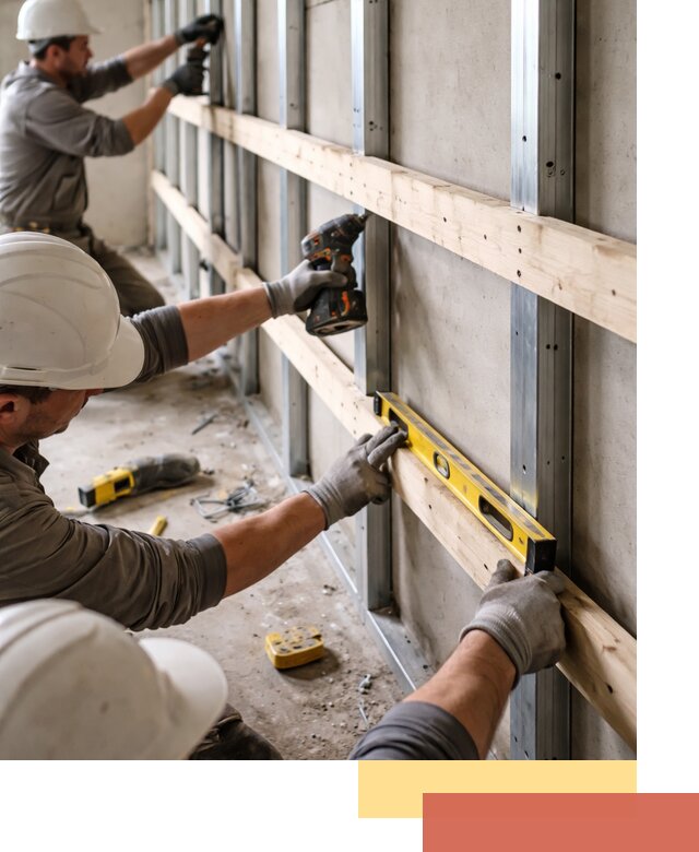 Устройство обрешетки под панели в Орле