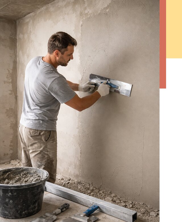 Штукатурка стен без маяков в Орле от 7289 руб/м2 — услуги и цена | ОТДЕЛОЧНИК-Орл