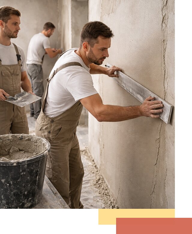 Штукатурка стен без маяков в Орле быстро и качественно