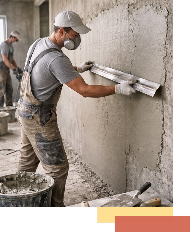 Штукатурка бетонных стен в Орле качественно и долговечно