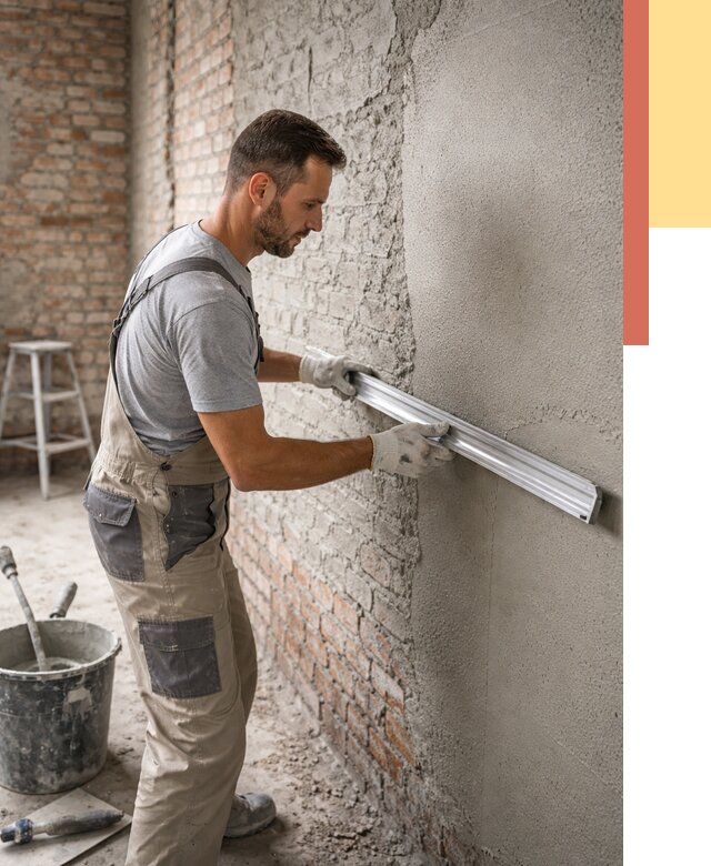 Штукатурка кирпичных стен в Орле от 4556 руб/м2 — быстро и недорого | ОТДЕЛОЧНИК-Орл