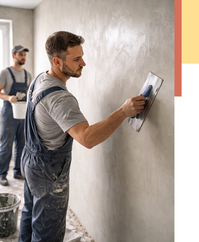 Глянцевание штукатурки стен в Орле от 7593 руб. — услуги и затирка | ОТДЕЛОЧНИК-Орл