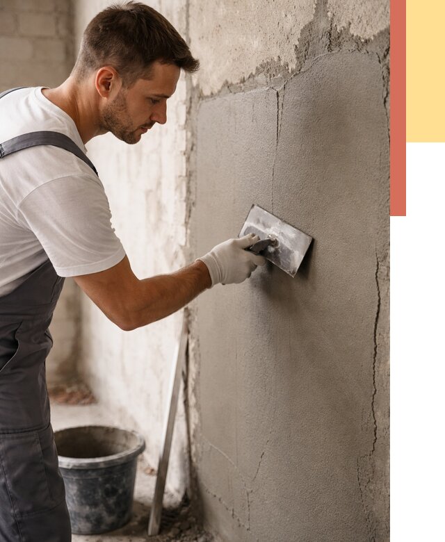 Штукатурка стен под плитку в Орле от 4252 руб./м2 — выравнивание под плитку | ОТДЕЛОЧНИК-Орл