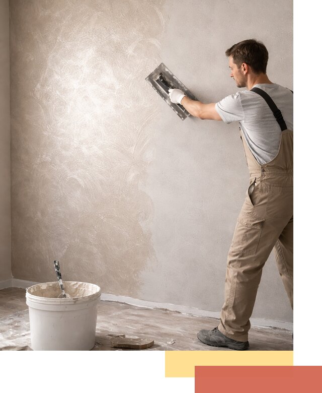 Декоративная штукатурка «Мокрый шелк» под ключ в Орле