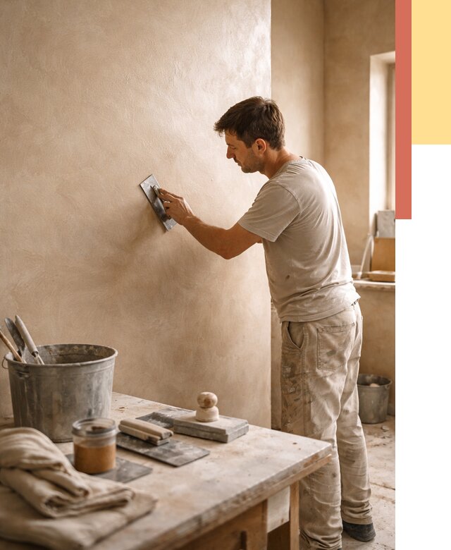 Марокканская штукатурка таделакт в Орле под ключ от 4252 руб. | ОТДЕЛОЧНИК-Орл