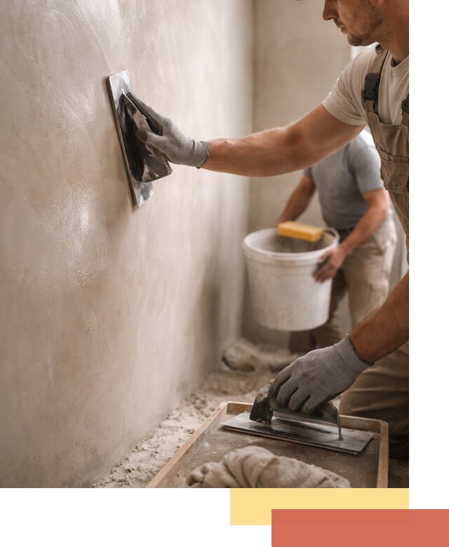 Нанесение марокканской штукатурки таделакт в Орле