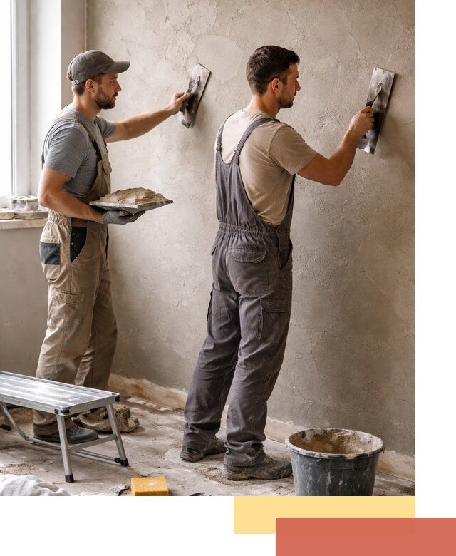 Ремонт декоративной штукатурки и восстановление фактуры в Орле