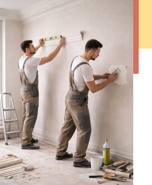 Монтаж лепнины на стены в Орле от 4556 руб. — недорого, быстро | ОТДЕЛОЧНИК-Орл