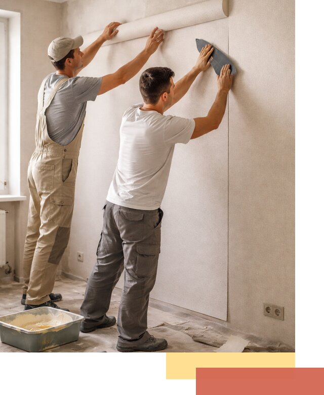 Поклейка виниловых обоев в Орле профессионально и качественно