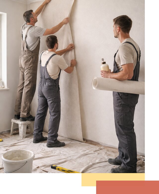 Оклейка стен обоями в Орле — качественно и профессионально