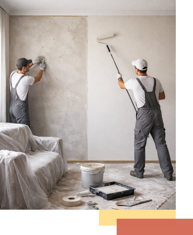 Покраска стен антивандальной краской в Орле