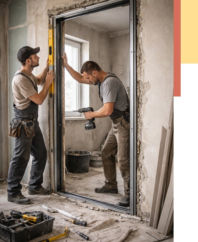 Закладка дверного проема в Орле от 3543 руб. — быстро и недорого | ОТДЕЛОЧНИК-Орл