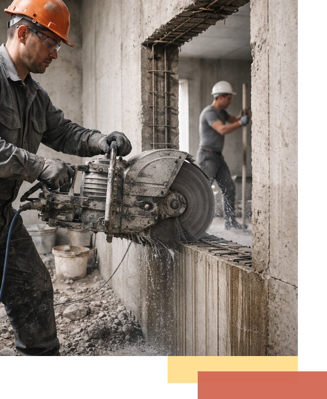 Алмазная резка проемов в Орле быстро и точно