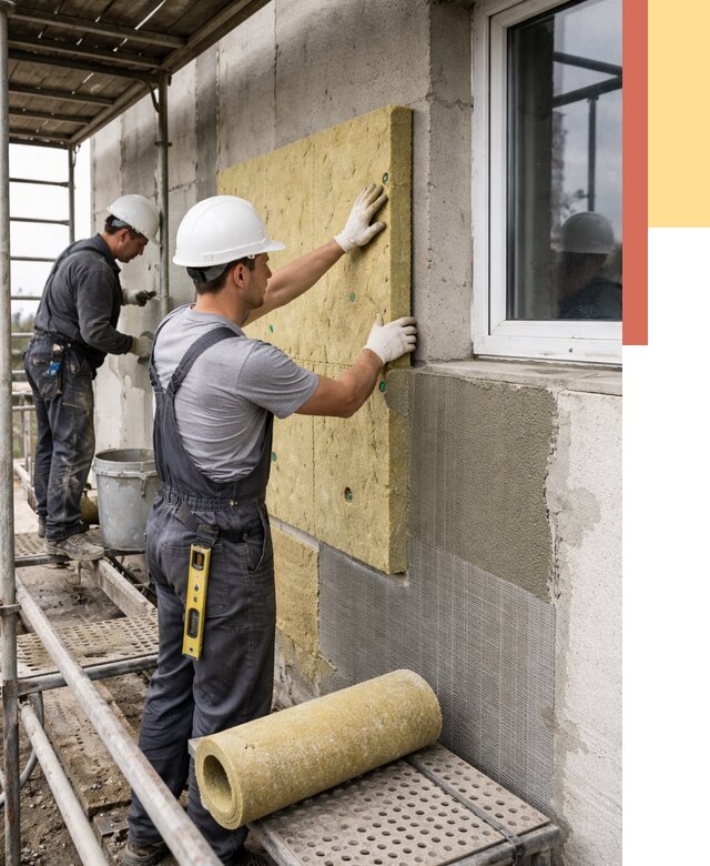 Утепление стен в Орле от 4353 руб. под ключ — быстро и недорого | ОТДЕЛОЧНИК-Орл