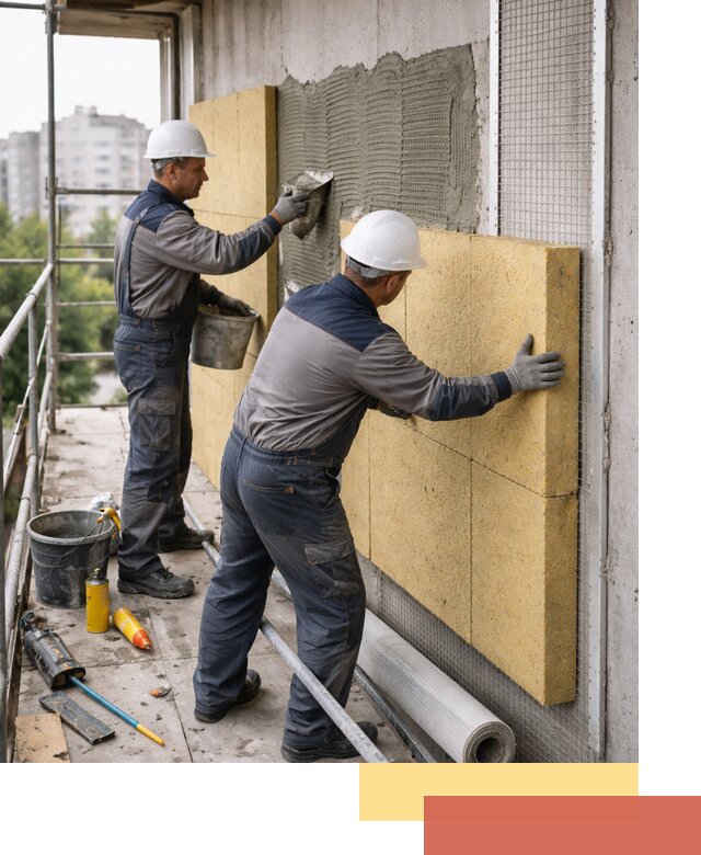 Утепление стен зданий и домов в Орле качественно и надежно