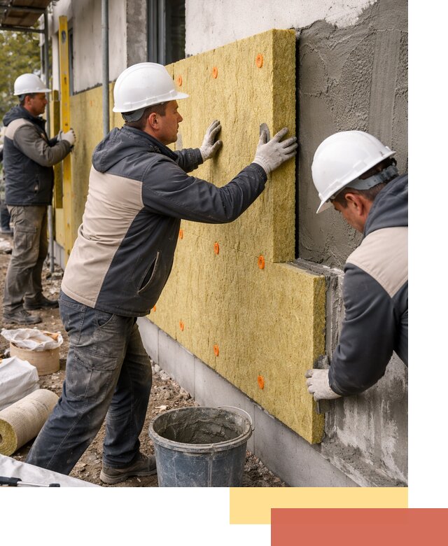 Утепление стен минватой в Орле — тепло и звукоизоляция