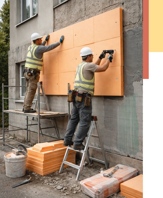 Утепление стен пеноплексом в Орле от 1873 руб./м2 — быстро и недорого | ОТДЕЛОЧНИК-Орл