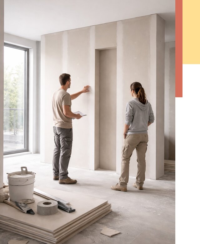 Зонирующая перегородка из гипсокартона в Орле от 2835 руб. под ключ | ОТДЕЛОЧНИК-Орл