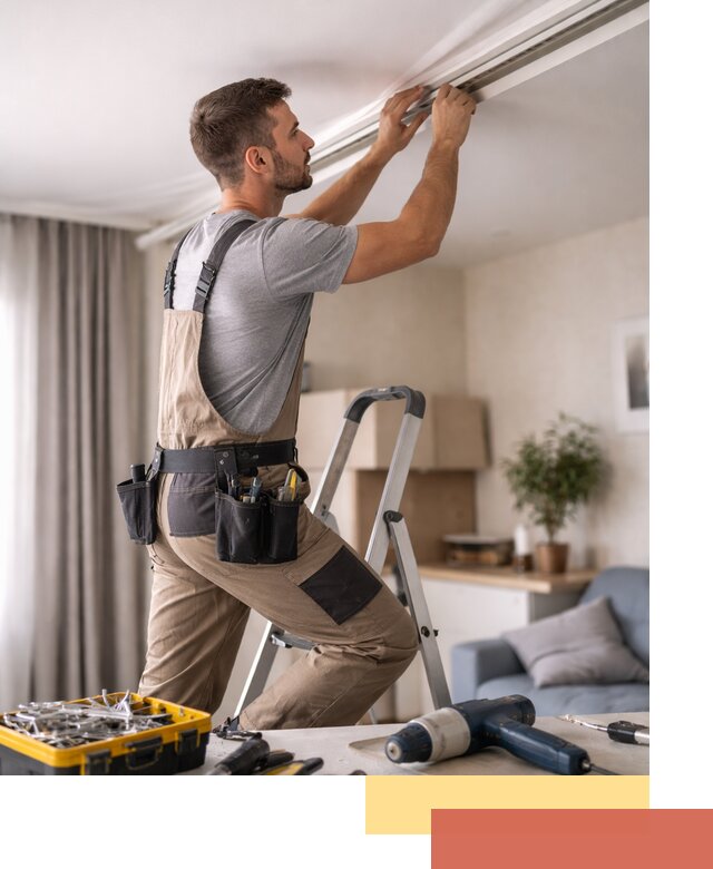 Ремонт натяжных потолков в Орле — качественно и оперативно