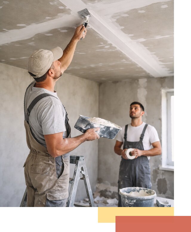 Обработка швов потолка ГКЛ в Орле: качественная заделка и шпатлевка