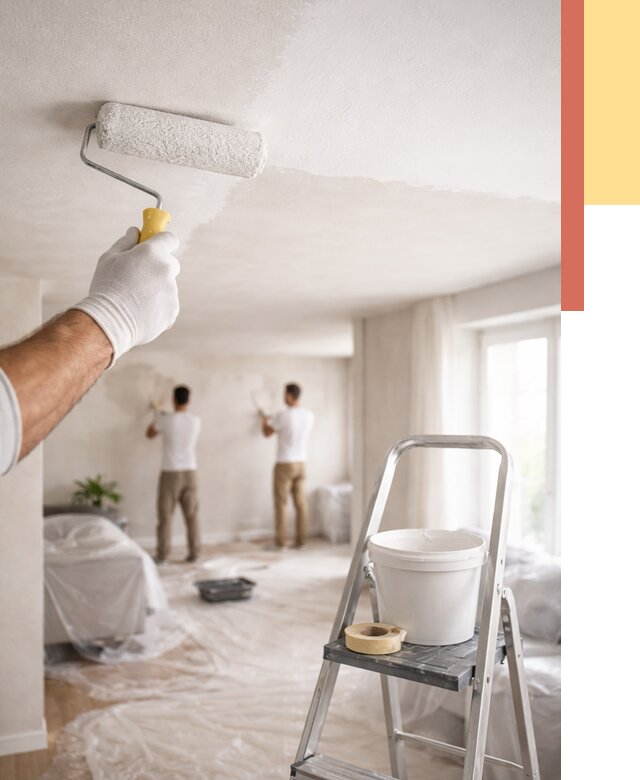 Покраска потолка акриловой краской в Орле от 2531 руб. | ОТДЕЛОЧНИК-Орл