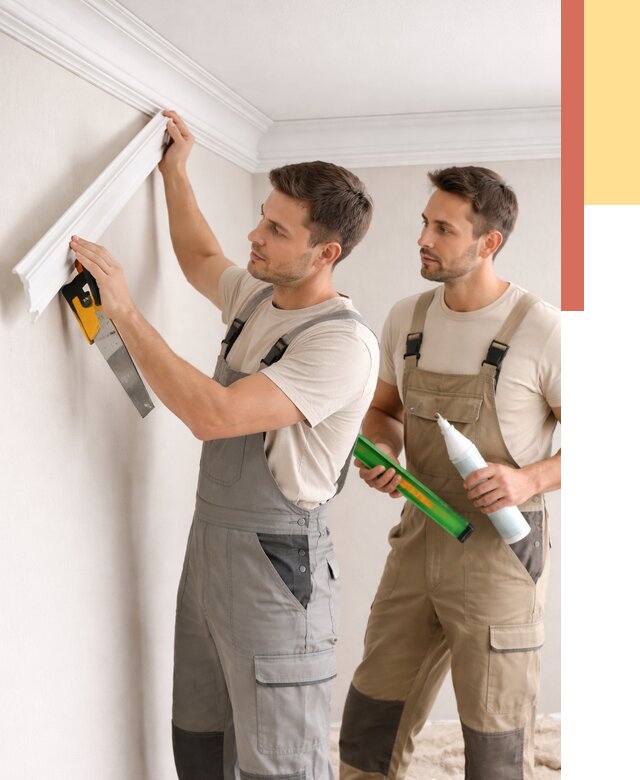 Монтаж потолочного плинтуса в Орле от 2329 руб. — быстро и недорого | ОТДЕЛОЧНИК-Орл