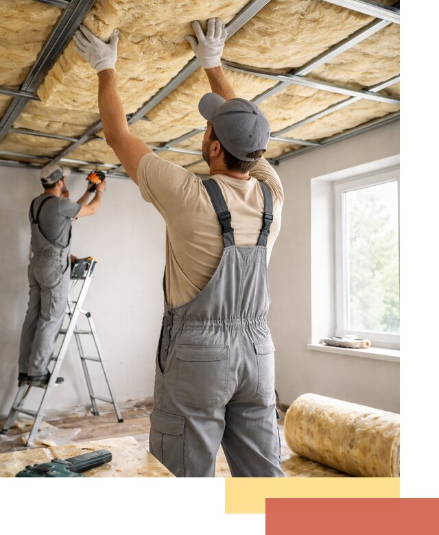 Утепление потолка под ключ в Орле качественно и быстро