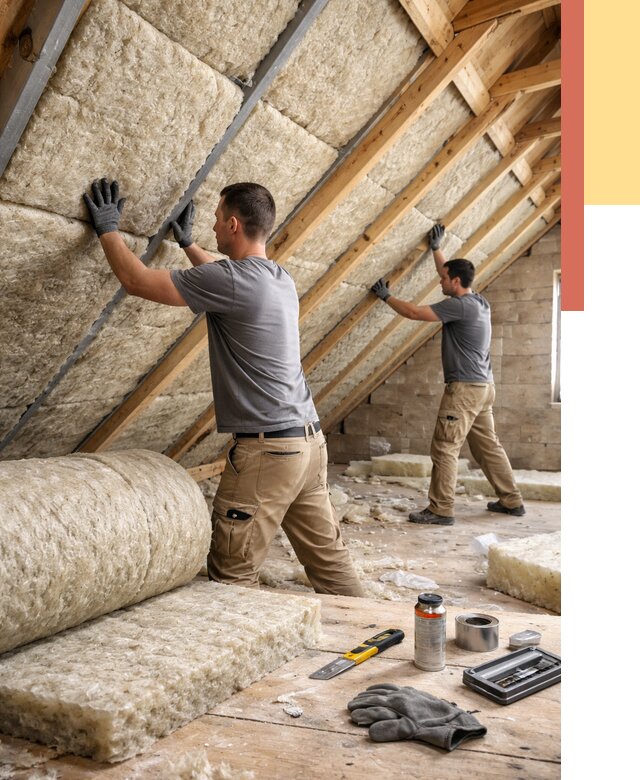 Утепление потолка минватой в Орле от 1468 руб. — быстро и недорого | ОТДЕЛОЧНИК-Орл