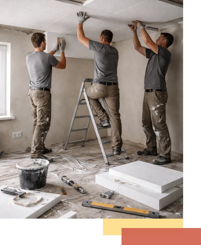 Утепление потолка пенопластом в Орле быстро и качественно